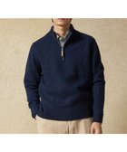 【ジェイ プレス/J.PRESS / MEN】の【Cash Lamb s Wool】ケーブルハーフジップ ニット ネイビー系|ID: prp329100002886177 ipo3291000000028704086