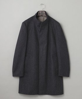 【五大陸/gotairiku / MEN】 ウールカシミヤビーバー_スタンドカラー人気、トレンドファッション・服の通販 founy(ファニー) ファッション Fashion メンズファッション MEN アウター Coats Outerwear/Men A/W・秋冬 Aw・Autumn/Winter・Fw・Fall-Winter カシミヤ Cashmere シェイプ Shape ジャケット Jacket スタンド Stand ストレッチ Stretch スーツ Suit チェスターコート Chester Coat レギュラー Regular エレガント 上品 Elegant 再入荷 Restock/Back In Stock/Re Arrival |ID:prp329100002898041