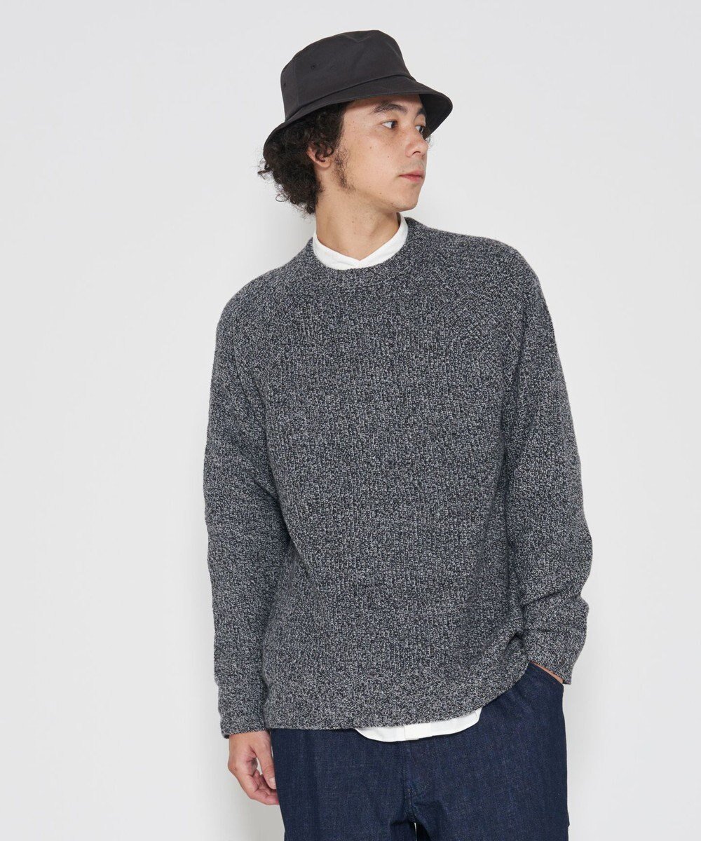 【ジェイプレスヨークストリート/J.PRESS YORK STREET】の【UNISEX】畦クループルオーバー ニット インテリア・キッズ・メンズ・レディースファッション・服の通販 founy(ファニー) 　ファッション　Fashion　レディースファッション　WOMEN　トップス・カットソー　Tops/Tshirt　ニット　Knit Tops　プルオーバー　Pullover　A/W・秋冬　Aw・Autumn/Winter・Fw・Fall-Winter　ユニセックス　Unisex　おすすめ　Recommend　なめらか　Smooth　シンプル　Simple　セーター　Sweater　ボトム　Bottom　ワイド　Wide　再入荷　Restock/Back In Stock/Re Arrival　畦　Ridge　グレー系7|ID: prp329100002901693 ipo3291000000029436594