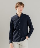 【ジョゼフ オム/JOSEPH HOMME / MEN】のトライジャガードストレッチ ウィングカラーシャツ ネイビー系|ID: prp329100002907870 ipo3291000000028731801