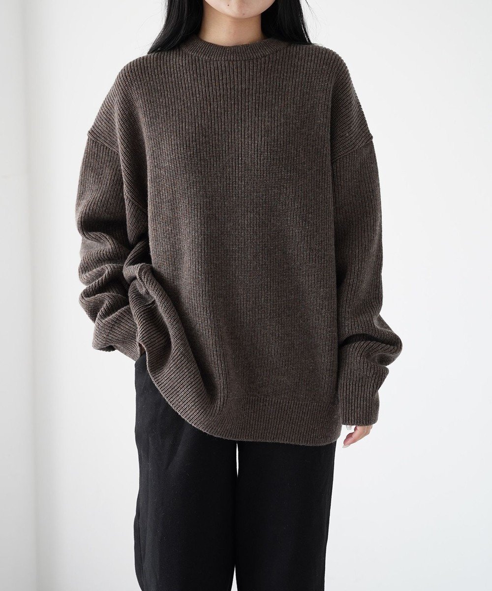 【ホワイトメイルズ/WHITE MAILS】の【UNISEX】WASHI COOMA LAMBS RIB KNIT CREWNECK セーター インテリア・キッズ・メンズ・レディースファッション・服の通販 founy(ファニー) 　ファッション　Fashion　レディースファッション　WOMEN　トップス・カットソー　Tops/Tshirt　ニット　Knit Tops　吸水　Water Absorption　抗菌　Antibacterial　軽量　Lightweight　スウェット　Sweat　セーター　Sweater　ユニセックス　Unisex　リラックス　Relax　冬　Winter　A/W・秋冬　Aw・Autumn/Winter・Fw・Fall-Winter　S/S・春夏　Ss・Spring/Summer　夏　Summer　チャ|ID: prp329100002907873 ipo3291000000028795213