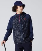 【ピーダブリュサーキュラス/PW CIRCULUS / MEN】の【MEN】【撥水/防風/ストレッチ】ロゴプリント ジップアップ フーデッド ブルゾン ネイビー系|ID: prp329100002922161 ipo3291000000027400347