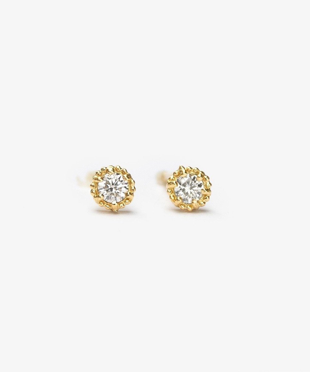 【トッカ/TOCCA】の【WEB限定】FLORA K18 DIAMOND K18 PIERCED EARRINGS K18 ダイヤモンド ピアス インテリア・キッズ・メンズ・レディースファッション・服の通販 founy(ファニー) 　ファッション　Fashion　レディースファッション　WOMEN　ジュエリー　Jewelry　リング　Rings　イヤリング　Earrings　アクセサリー　Accessories　アンティーク　Antique　シンプル　Simple　ダイヤモンド　Diamond　フェミニン　Feminine　フォルム　Form　ポーチ　Pouch　モダン　Modern　ラウンド　Round　おすすめ　Recommend　ゴールド系|ID: prp329100002940419 ipo3291000000028412474