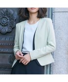 【ベイジ,/BEIGE,】のCINDY / ダブルカラージャケット 人気、トレンドファッション・服の通販 founy(ファニー) ファッション Fashion レディースファッション WOMEN アウター Coat Outerwear ジャケット Jackets ノーカラージャケット No Collar Leather Jackets エレガント 上品 Elegant カーディガン Cardigan サテン Satin ジャケット Jacket ストレッチ Stretch セットアップ Set Up ダブル Double 定番 Standard 人気 Popularity パイピング Piping ボトム Bottom A/W・秋冬 Aw・Autumn/Winter・Fw・Fall-Winter S/S・春夏 Ss・Spring/Summer おすすめ Recommend 夏 Summer thumbnail Sage×Black|ID: prp329100002940449 ipo3291000000029042479