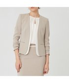 【ベイジ,/BEIGE,】のCINDY / ダブルカラージャケット 人気、トレンドファッション・服の通販 founy(ファニー) ファッション Fashion レディースファッション WOMEN アウター Coat Outerwear ジャケット Jackets ノーカラージャケット No Collar Leather Jackets エレガント 上品 Elegant カーディガン Cardigan サテン Satin ジャケット Jacket ストレッチ Stretch セットアップ Set Up ダブル Double 定番 Standard 人気 Popularity パイピング Piping ボトム Bottom A/W・秋冬 Aw・Autumn/Winter・Fw・Fall-Winter S/S・春夏 Ss・Spring/Summer おすすめ Recommend 夏 Summer thumbnail Sand×White|ID: prp329100002940449 ipo3291000000029042480