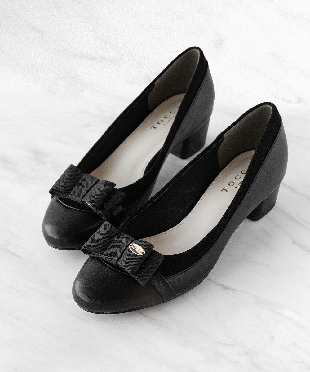 【トッカ/TOCCA】のGROSGRAIN RIBBON PUMPS パンプス 人気、トレンドファッション・服の通販 founy(ファニー) 　ファッション　Fashion　レディースファッション　WOMEN　2023年　2023　2023春夏・S/S　Ss,Spring/Summer,2023　S/S・春夏　Ss・Spring/Summer　エレガント 上品　Elegant　クッション　Cushion　フロント　Front　リュクス　Luxe　夏　Summer　 other-1|ID: prp329100002940478 ipo3291000000029126507