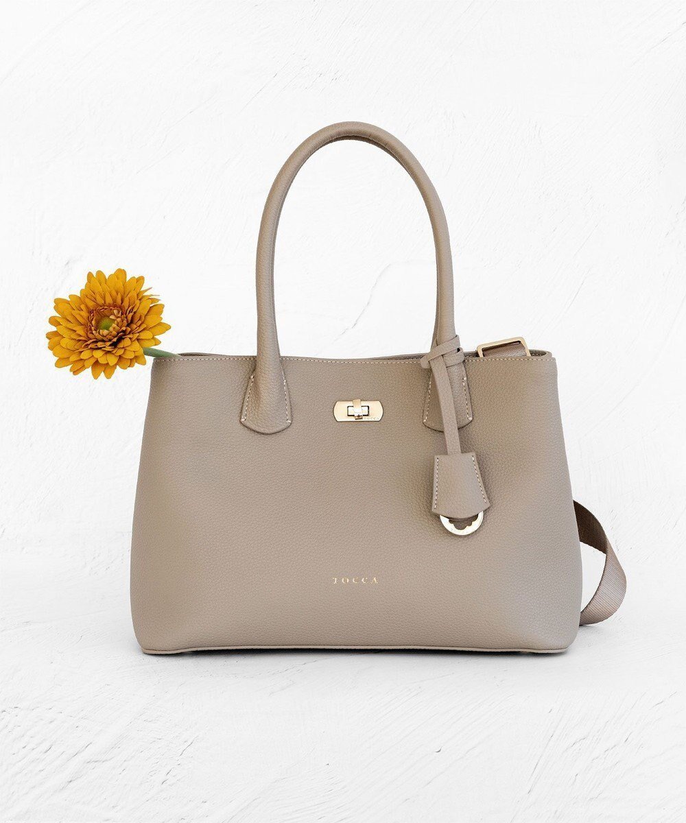 【トッカ/TOCCA】のESPOIRE LEATHERBAG バッグ 人気、トレンドファッション・服の通販 founy(ファニー) 　ファッション　Fashion　レディースファッション　WOMEN　バッグ　Bag　エレガント 上品　Elegant　キャップ　Cap　ショルダー　Shoulder　センター　Center　財布　Wallet　ハンドバッグ　Handbag　フォーマル　Formal　フロント　Front　ポケット　Pocket　モチーフ　Motif　リュクス　Luxe　S/S・春夏　Ss・Spring/Summer　夏　Summer　2023春夏・S/S　Ss,Spring/Summer,2023　2023年　2023　ビジネス 仕事 通勤　Business　 other-1|ID: prp329100002940498 ipo3291000000029126513