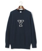 【ジェイ プレス/J.PRESS / MEN】の【Pennant Label】Varsity Crewneck Sweater / Yale ネイビー系|ID: prp329100002965824 ipo3291000000027399795