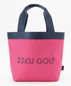 【23区 ゴルフ/NIJYUSANKU GOLF】の【UNISEX】【WEB限定】23KU GOLF カートバッグ 人気、トレンドファッション・服の通販 founy(ファニー) ファッション Fashion レディースファッション WOMEN バッグ Bag ゴルフ Golf ユニセックス Unisex おすすめ Recommend ギフト プレゼント Gift Present シンプル Simple ハンドバッグ Handbag ベーシック Basic thumbnail ピンク系|ID: prp329100002978346 ipo3291000000025714000