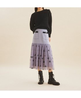 【グレース コンチネンタル/GRACE CONTINENTAL】 フラワードットembスカート人気、トレンドファッション・服の通販 founy(ファニー) ファッション Fashion レディースファッション WOMEN スカート Skirt 春 Spring ギャザー Gather コンシャス Conscious シアー Sheer ダウン Down チュール Tulle ティアード Tiered ティアードスカート Tiered Skirt ドット Dot ドレス Dress バランス Balance フェミニン Feminine フラワー Flower フロント Front ポケット Pocket ロマンティック Romantic 再入荷 Restock/Back In Stock/Re Arrival S/S・春夏 Ss・Spring/Summer おすすめ Recommend 夏 Summer エレガント 上品 Elegant |ID:prp329100003002132