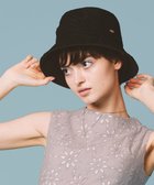 【トッカ/TOCCA】の【紫外線90%カット・速乾・接触冷感・リバーシブル・洗える】LACE REVER BUCKET HAT バケットハット ブラック系|ID: prp329100003009325 ipo3291000000028404561