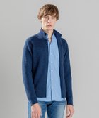 【ジョゼフ オム/JOSEPH HOMME / MEN】のシルクバルキーハニカム ジップアップニット ネイビー系|ID: prp329100003014220 ipo3291000000029076991