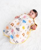 【ミキハウスホットビスケッツ/MIKI HOUSE HOT BISCUITS / KIDS】の六重織 どうぶつ柄 ガーゼスリーパー マルチカラー|ID:prp329100003014224