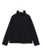 【アイシービー/iCB】の【洗える】CottonSingleJersey ハイネックプルオーバー ブラック系|ID:prp329100003024133