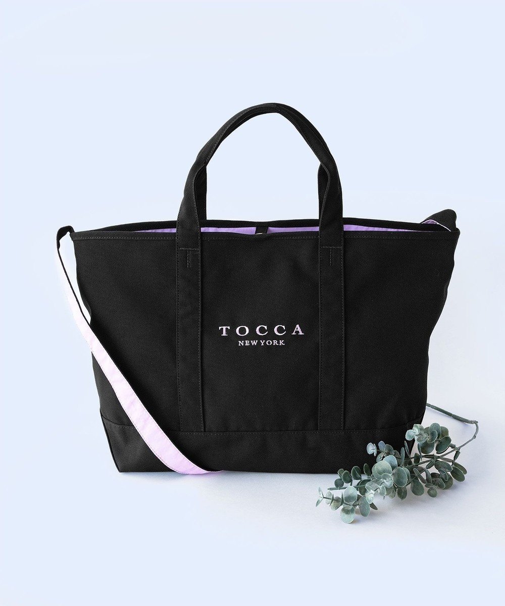 【トッカ/TOCCA】の【WEB 一部店舗限定】SANA TOTE L トートバッグ L 人気、トレンドファッション・服の通販 founy(ファニー) 　ファッション　Fashion　レディースファッション　WOMEN　バッグ　Bag　アウトドア　Outdoor　キャンバス　Canvas　シューズ　Shoes　スポーツ　Sports　財布　Wallet　ビビッド　Vivid　ポケット　Pocket　ラップ　Wrap　旅行　Travel　エレガント 上品　Elegant　 other-1|ID: prp329100003044570 ipo3291000000029141408