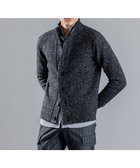 【ジョゼフ オム/JOSEPH HOMME / MEN】のツイストメランジ ニットカーディガン グレー系|ID: prp329100003050842 ipo3291000000027412295