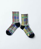 【トリコテ/Tricote】のCHECK LINK SOCKS/チェックリンクソックス 95GRAY|ID: prp329100003058327 ipo3291000000028402828