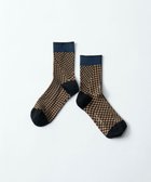 【トリコテ/Tricote】のCHACKERD LINK SOCKS/チェッカードリンクソックス 85CAMEL|ID: prp329100003058328 ipo3291000000028402831