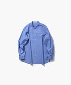【エイトン/ATON】のSUVIN BROAD バンドカラーシャツ - UNISEX SAX BLUE|ID:prp329100003061829