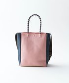 【トリコテ/Tricote】のMIX COLOUR 2WAY TOTE BAG/ミックスカラー2WAYトート 68PINKBEIGE|ID:prp329100003069614