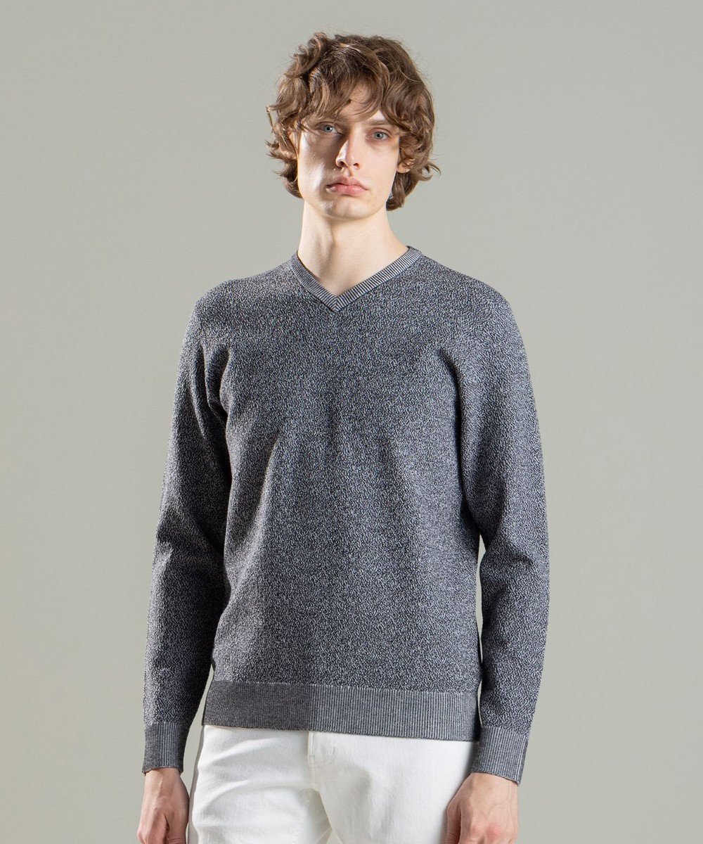 【ジョゼフ オム/JOSEPH HOMME / MEN】のライトアムンゼン Vネックニット 人気、トレンドファッション・服の通販 founy(ファニー) 　ファッション　Fashion　メンズファッション　MEN　トップス・カットソー　Tops/Tshirt/Men　ニット　Knit Tops　S/S・春夏　Ss・Spring/Summer　インナー　Inner　カットソー　Cut And Sew　セーター　Sweater　フィット　Fit　ベーシック　Basic　メランジ　Melange　レギュラー　Regular　再入荷　Restock/Back In Stock/Re Arrival　夏　Summer　春　Spring　長袖　Long Sleeve　 other-1|ID: prp329100003086552 ipo3291000000029077463