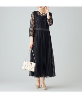 【エニィ スィス/any SiS】 【洗える】レーシーLuxe ドレス人気、トレンドファッション・服の通販 founy(ファニー) ファッション Fashion レディースファッション WOMEN ワンピース Dress ドレス Party Dresses S/S・春夏 Ss・Spring/Summer クラシカル Classical ストレッチ Stretch ドレス Dress パターン Pattern プリーツ Pleats モチーフ Motif リーフ Leaf レーシー Lacey レース Race 再入荷 Restock/Back In Stock/Re Arrival 夏 Summer 春 Spring 洗える Washable |ID:prp329100003090286