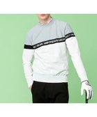 【23区 ゴルフ/23区GOLF / MEN】の【MEN】【ウォッシャブル】ロゴライン カラーニット ホワイト系|ID: prp329100003094696 ipo3291000000029077558