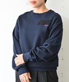 【ムーク/muuc】の〈コットン100% 12.7オンス生地&裏面パイル〉花刺繍のスウェット ネイビー|ID: prp329100003104976 ipo3291000000028401961