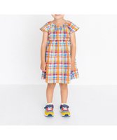 【ミキハウスホットビスケッツ/MIKI HOUSE HOT BISCUITS / KIDS】の【80-120cm】 チェック柄 フレンチスリーブ ワンピース 人気、トレンドファッション・服の通販 founy(ファニー) ファッション Fashion キッズファッション KIDS ワンピース Dress/Kids S/S・春夏 Ss・Spring/Summer おすすめ Recommend オレンジ Orange サッカー Soccer スリーブ Sleeve チェック Check ハーフ Half フレンチ French リボン Ribbon 夏 Summer 春 Spring |ID:prp329100003129393