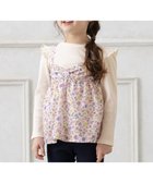 【エニファム/any FAM / KIDS】の花柄キャミセット 長袖 Tシャツ エクリュ×エクリュ系花柄|ID:prp329100003135499