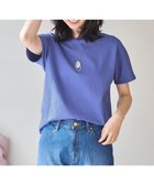 【エニィファム/any FAM】の【UVケア/接触冷感】プレミアムベーシック半袖Tシャツ ブルー|ID:prp329100003144031