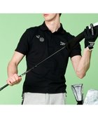 【23区 ゴルフ/23区GOLF / MEN】の【MEN】ハニカムカノコ半袖ポロシャツ ブラック系|ID: prp329100003145891 ipo3291000000029076869