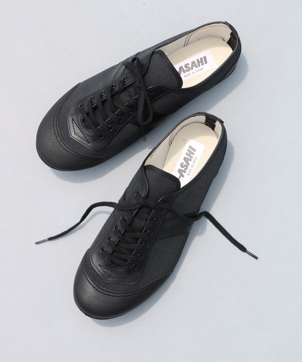 【アサヒシューズ/ASAHI SHOES】の【17.0~28.0cm】レトロデザイン キャンバス スニーカー ブラック 人気、トレンドファッション・服の通販 founy(ファニー) 　ファッション　Fashion　レディースファッション　WOMEN　キャンバス　Canvas　シューズ　Shoes　シンプル　Simple　スニーカー　Sneakers　フラット　Flat　メンズ　Mens　再入荷　Restock/Back In Stock/Re Arrival　おすすめ　Recommend　日本製　Made In Japan　 other-1|ID: prp329100003148060 ipo3291000000023888264