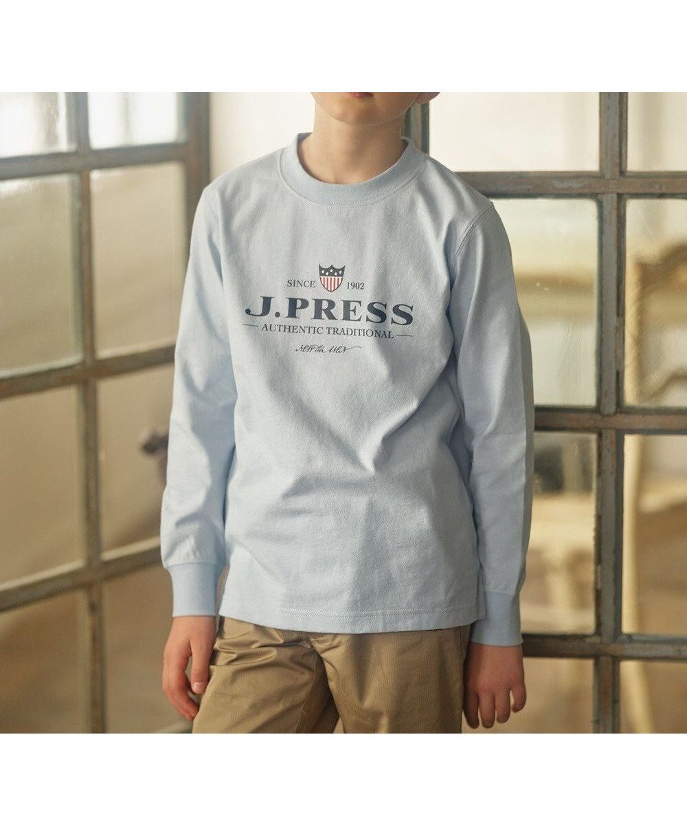 【ジェイ プレス/J.PRESS / KIDS】の【110-130cm】USAハウスロゴ ロングTシャツ 人気、トレンドファッション・服の通販 founy(ファニー) 　ファッション　Fashion　キッズファッション　KIDS　トップス・カットソー　Tops/Tees/Kids　S/S・春夏　Ss・Spring/Summer　カットソー　Cut And Sew　シンプル　Simple　ロング　Long　夏　Summer　定番　Standard　春　Spring　長袖　Long Sleeve　 other-1|ID: prp329100003148098 ipo3291000000029389698