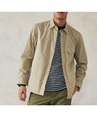 【ジェイ プレス/J.PRESS / MEN】のナイロンリップレギュラーカラー シャツブルゾン ベージュ系|ID: prp329100003155384 ipo3291000000029437337