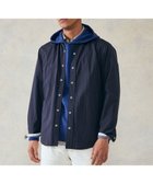 【ジェイ プレス/J.PRESS / MEN】のバンドカラーリバーシブル シャツブルゾン ネイビー系1|ID:prp329100003155385