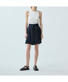 【アンクレイヴ/uncrave】の【UVケア・接触冷感】【uncrave WHITE】リネントロ ストライプ ショートパンツ ネイビー ストライプ|ID: prp329100003159618 ipo3291000000028400751