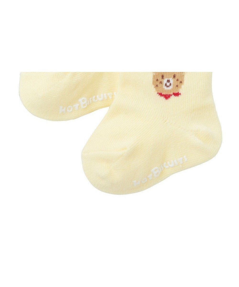 【ミキハウスホットビスケッツ/MIKI HOUSE HOT BISCUITS / KIDS】の【7-8cm】 ワンポイント ベビーソックス インテリア・キッズ・メンズ・レディースファッション・服の通販 founy(ファニー) 　ファッション　Fashion　キッズファッション　KIDS　シューズ　Shoes　ソックス　Socks　ベビー　Baby　ワンポイント　One Point　アイボリー|ID: prp329100003160299 ipo3291000000029389736