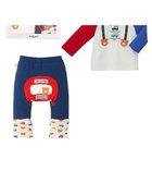 【ミキハウスホットビスケッツ/MIKI HOUSE HOT BISCUITS / KIDS】の【70cm】 ベビー Tシャツ&パンツギフトセット【BOX付き】 ブルー|ID:prp329100003163909