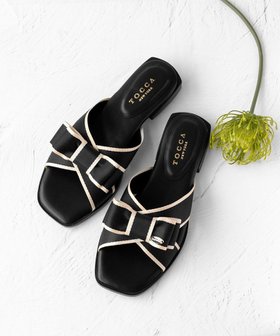 【トッカ/TOCCA】 BICOLOR RIBBON FLAT SANDALS サンダル人気、トレンドファッション・服の通販 founy(ファニー) ファッション Fashion レディースファッション WOMEN 2023年 2023 2023春夏・S/S Ss,Spring/Summer,2023 S/S・春夏 Ss・Spring/Summer クッション Cushion サマー Summer サンダル Sandals フェミニン Feminine フラット Flat ベーシック Basic リボン Ribbon リュクス Luxe 再入荷 Restock/Back In Stock/Re Arrival 夏 Summer 春 Spring |ID:prp329100003167870