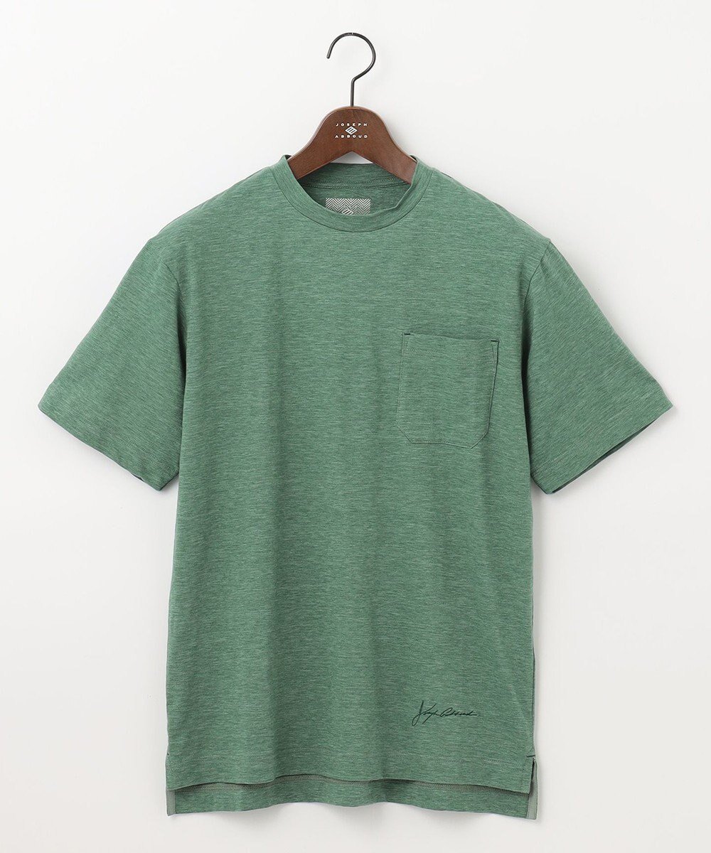 【ジョセフ アブード マウンテン/JOSEPH ABBOUD MOUNTAIN】の【SPACE/UNISEX】オーガニックコットン ヴィンテージ カラーTシャツ インテリア・キッズ・メンズ・レディースファッション・服の通販 founy(ファニー) 　ファッション　Fashion　レディースファッション　WOMEN　トップス・カットソー　Tops/Tshirt　シャツ/ブラウス　Shirts/Blouses　ロング / Tシャツ　T-Shirts　カットソー　Cut and Sewn　S/S・春夏　Ss・Spring/Summer　ユニセックス　Unisex　カットソー　Cut And Sew　ジャージ　Jersey　ポケット　Pocket　レギュラー　Regular　ヴィンテージ　Vintage　夏　Summer　春　Spring　グリーン系|ID: prp329100003167923 ipo3291000000027711489