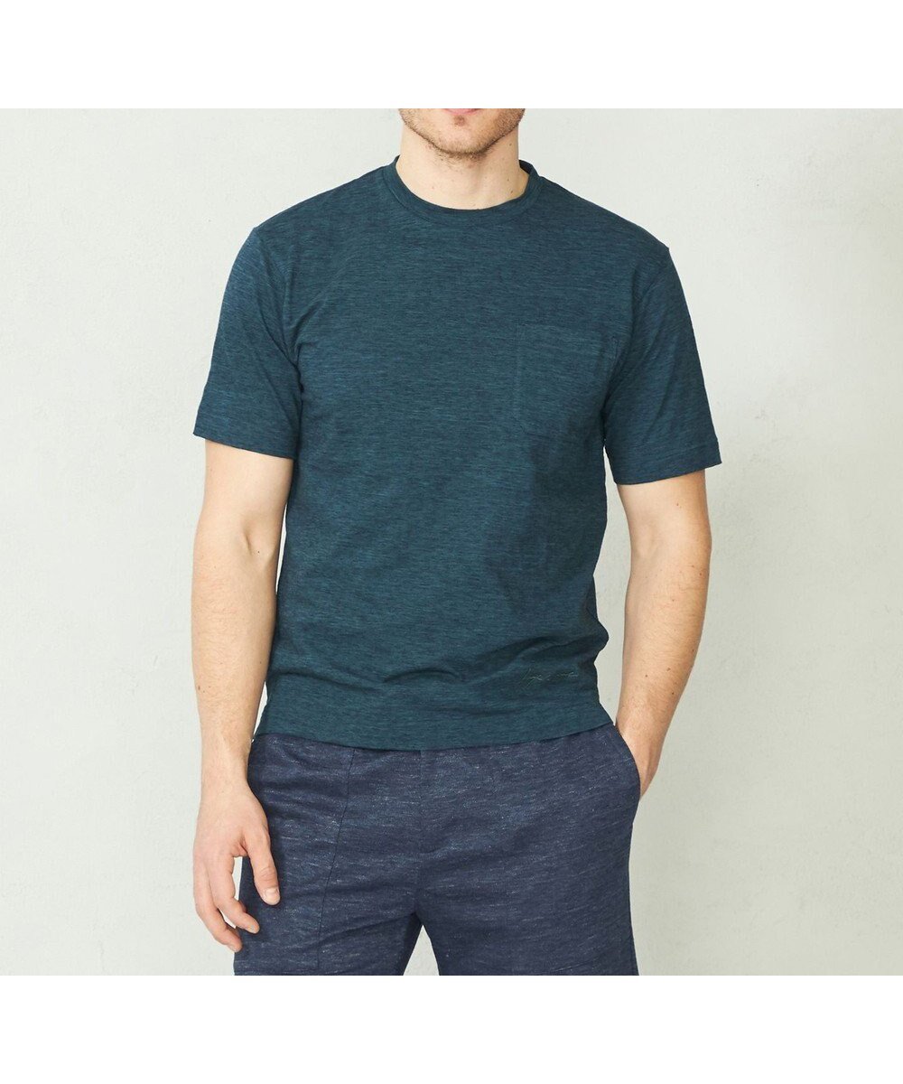 【ジョセフ アブード マウンテン/JOSEPH ABBOUD MOUNTAIN】の【SPACE/UNISEX】オーガニックコットン ヴィンテージ カラーTシャツ インテリア・キッズ・メンズ・レディースファッション・服の通販 founy(ファニー) 　ファッション　Fashion　レディースファッション　WOMEN　トップス・カットソー　Tops/Tshirt　シャツ/ブラウス　Shirts/Blouses　ロング / Tシャツ　T-Shirts　カットソー　Cut and Sewn　S/S・春夏　Ss・Spring/Summer　ユニセックス　Unisex　カットソー　Cut And Sew　ジャージ　Jersey　ポケット　Pocket　レギュラー　Regular　ヴィンテージ　Vintage　夏　Summer　春　Spring　ダークグリーン系|ID: prp329100003167923 ipo3291000000027711490