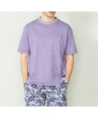 【ジョセフ アブード マウンテン/JOSEPH ABBOUD MOUNTAIN】の【SPACE/UNISEX】清涼感 リネンハニカム Tシャツ 人気、トレンドファッション・服の通販 founy(ファニー) ファッション Fashion レディースファッション WOMEN トップス・カットソー Tops/Tshirt シャツ/ブラウス Shirts/Blouses ロング / Tシャツ T-Shirts カットソー Cut and Sewn 春 Spring カットソー Cut And Sew 吸水 Water Absorption フランス France メランジ Melange ユニセックス Unisex リネン Linen リラックス Relax S/S・春夏 Ss・Spring/Summer 夏 Summer thumbnail パープル系|ID: prp329100003167925 ipo3291000000027711493