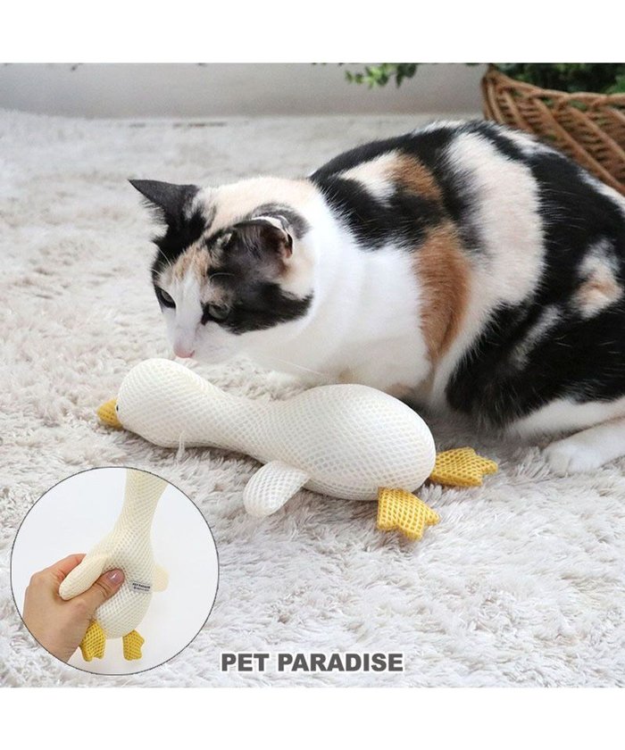 【ペットパラダイス/PET PARADISE / GOODS】の猫 歯磨き おもちゃ メッシュ あひる インテリア・キッズ・メンズ・レディースファッション・服の通販 founy(ファニー) https://founy.com/ ネコ Cat メッシュ Mesh 猫 Cat ホーム・キャンプ・アウトドア・お取り寄せ Home,Garden,Outdoor,Camping Gear ペットグッズ Pet Supplies |ID: prp329100003169498 ipo3291000000027073044