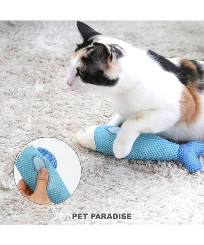 【ペットパラダイス/PET PARADISE / GOODS】の猫 歯磨き おもちゃ メッシュ 魚 インテリア・キッズ・メンズ・レディースファッション・服の通販 founy(ファニー) https://founy.com/ ネコ Cat メッシュ Mesh 猫 Cat ホーム・キャンプ・アウトドア・お取り寄せ Home,Garden,Outdoor,Camping Gear ペットグッズ Pet Supplies |ID: prp329100003169501 ipo3291000000027073046