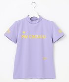 【ピーダブリュサーキュラス/PW CIRCULUS】の【WOMEN】【ストレッチ / UVケア】ロゴ モックネック シャツ ラベンダー|ID: prp329100003171760 ipo3291000000028662299