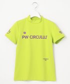 【ピーダブリュサーキュラス/PW CIRCULUS】の【WOMEN】【ストレッチ / UVケア】ロゴ モックネック シャツ ライム|ID: prp329100003171760 ipo3291000000028662302