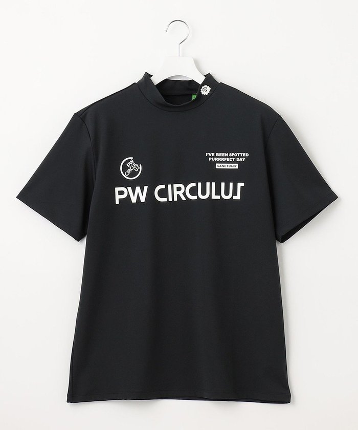 【ピーダブリュサーキュラス/PW CIRCULUS / MEN】の【MEN】【ストレッチ】ロゴ モックネック シャツ インテリア・キッズ・メンズ・レディースファッション・服の通販 founy(ファニー) https://founy.com/ ファッション Fashion メンズファッション MEN トップス・カットソー Tops/Tshirt/Men シャツ Shirts S/S・春夏 Ss・Spring/Summer インナー Inner カットソー Cut And Sew グラフィック Graphic ゴルフ Golf シンプル Simple ストレッチ Stretch モックネック Mock Neck ワンポイント One Point 夏 Summer 春 Spring |ID: prp329100003171812 ipo3291000000027389351