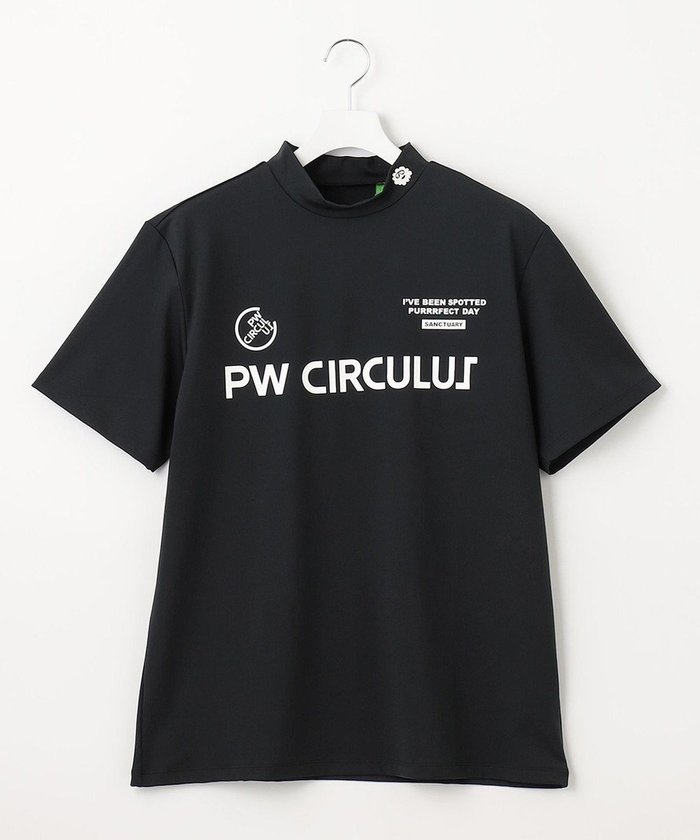 【ピーダブリュサーキュラス/PW CIRCULUS / MEN】の【MEN】【ストレッチ】ロゴ モックネック シャツ インテリア・キッズ・メンズ・レディースファッション・服の通販 founy(ファニー) https://founy.com/ ファッション Fashion メンズファッション MEN トップス・カットソー Tops/Tshirt/Men シャツ Shirts S/S・春夏 Ss・Spring/Summer インナー Inner カットソー Cut And Sew グラフィック Graphic ゴルフ Golf シンプル Simple ストレッチ Stretch モックネック Mock Neck ワンポイント One Point 夏 Summer 春 Spring |ID: prp329100003171812 ipo3291000000029096130