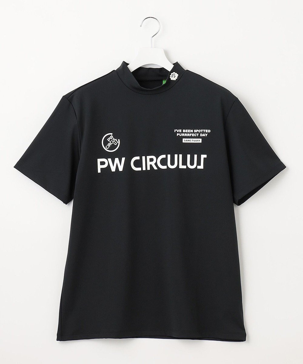 【ピーダブリュサーキュラス/PW CIRCULUS / MEN】の【MEN】【ストレッチ】ロゴ モックネック シャツ 人気、トレンドファッション・服の通販 founy(ファニー) 　ファッション　Fashion　メンズファッション　MEN　トップス・カットソー　Tops/Tshirt/Men　シャツ　Shirts　S/S・春夏　Ss・Spring/Summer　インナー　Inner　カットソー　Cut And Sew　グラフィック　Graphic　ゴルフ　Golf　シンプル　Simple　ストレッチ　Stretch　モックネック　Mock Neck　ワンポイント　One Point　夏　Summer　春　Spring　 other-1|ID: prp329100003171812 ipo3291000000029096130